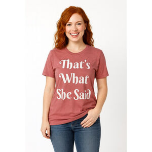 Bella Canvas Mauve Graphic Short Sleeve Tee XL